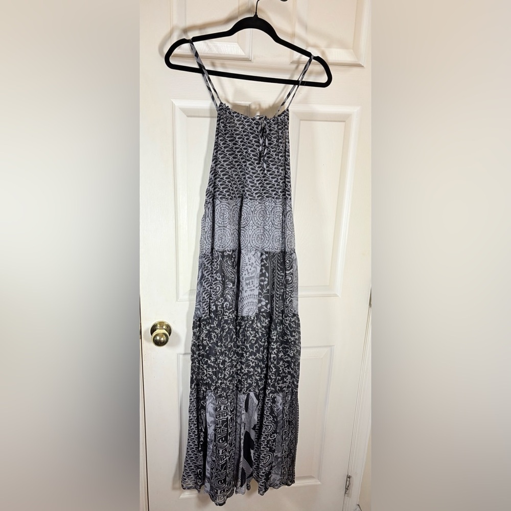 NWOT Young Threads Maxi Patchwork Dress